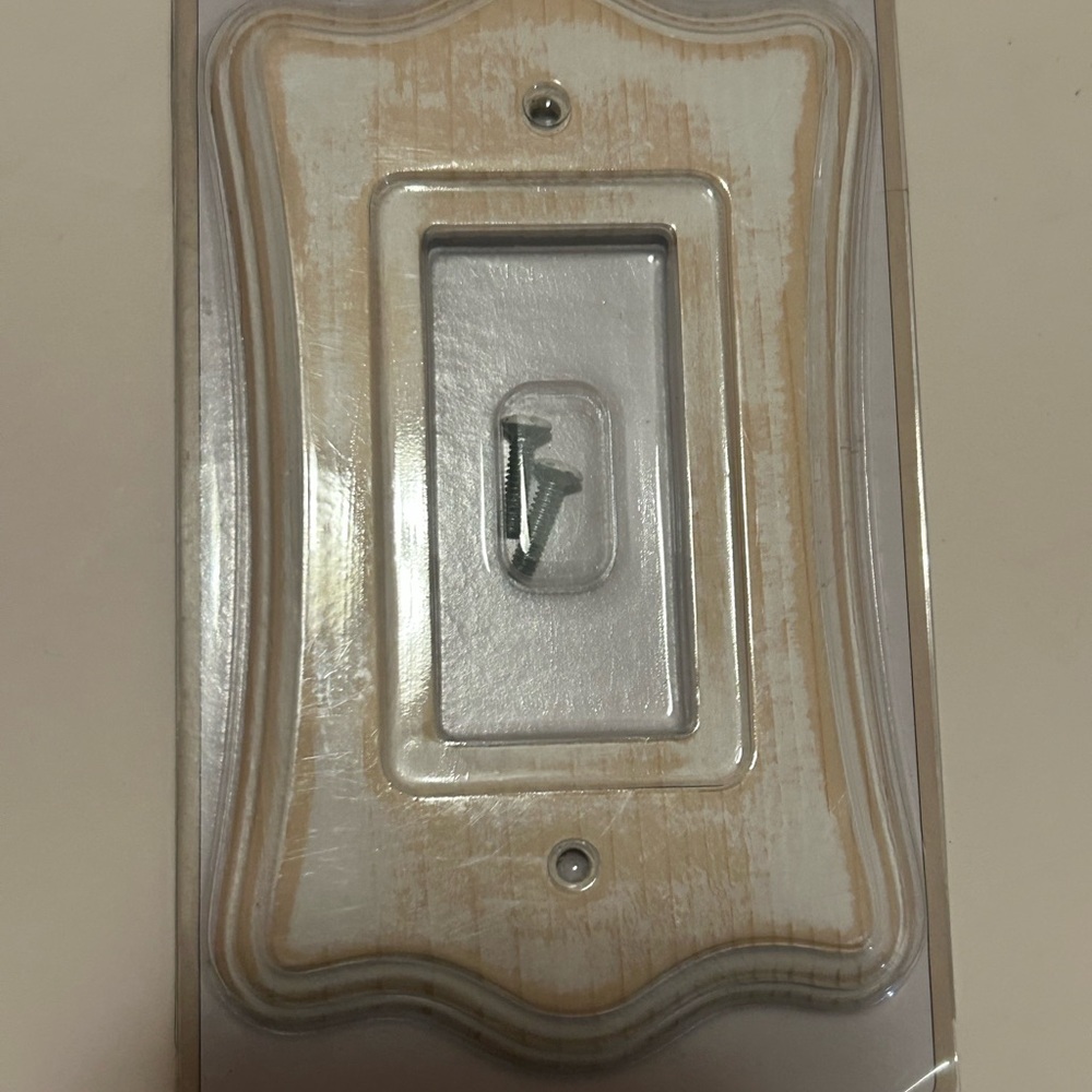 Allen + Roth Weather White  Finish Light Switch Cover